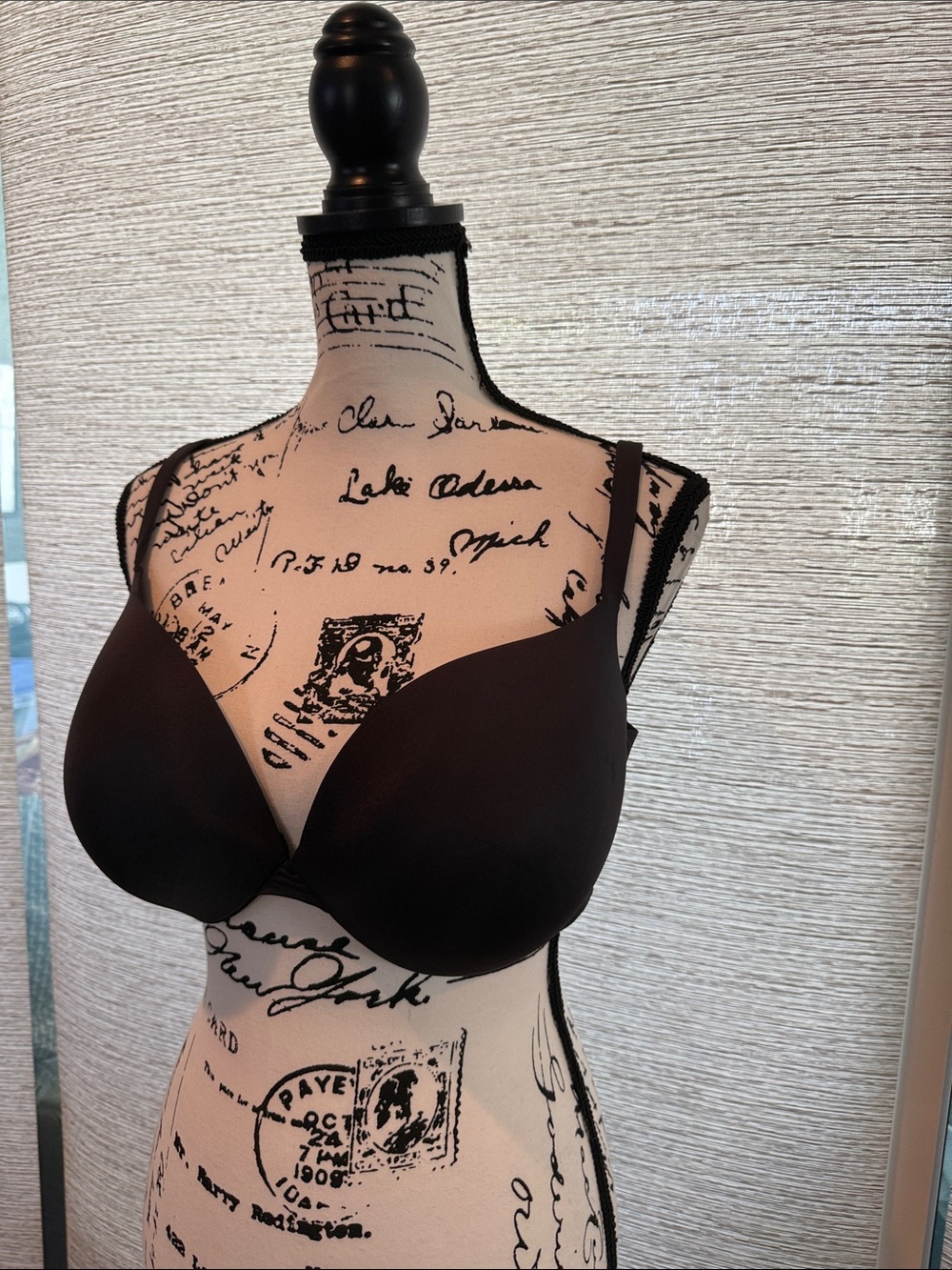 SKIMS Ultimate Push Up Plunge Bra Black Bra in Onyx